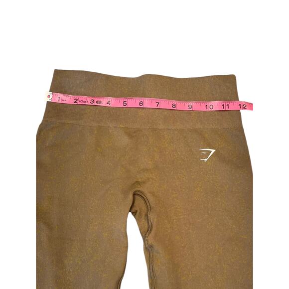 Gymshark ADAPT FLECK SEAMLESS LEGGINGS Mineral | Light Brown Small - Picture 7 of 7